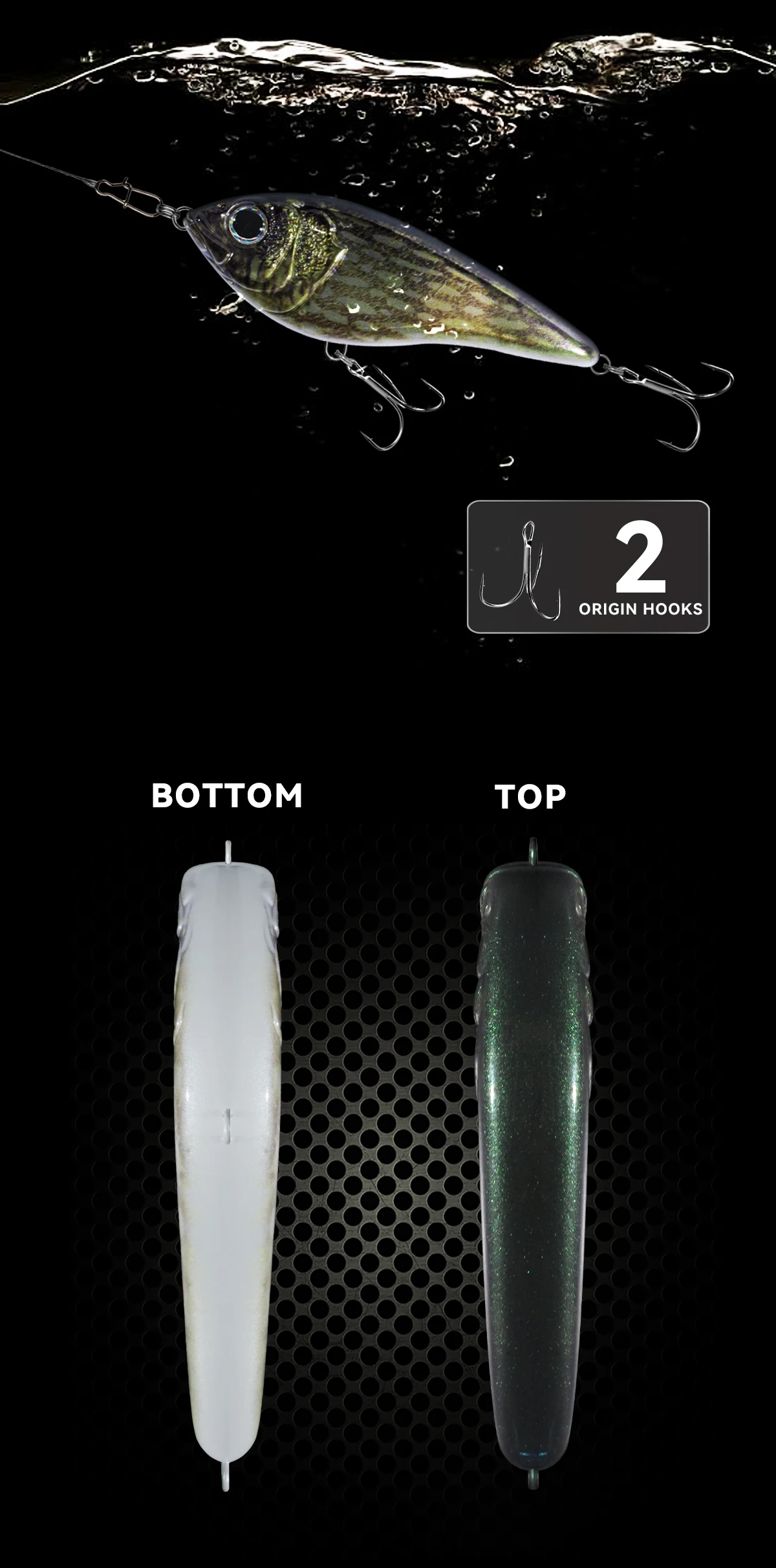 Jerkbait Angelköder 7cm 10cm 12cm VIB Angelköder Hechtköder Harte Künstliche Wobbler Pesca Leurre Barsch – Detail 5
