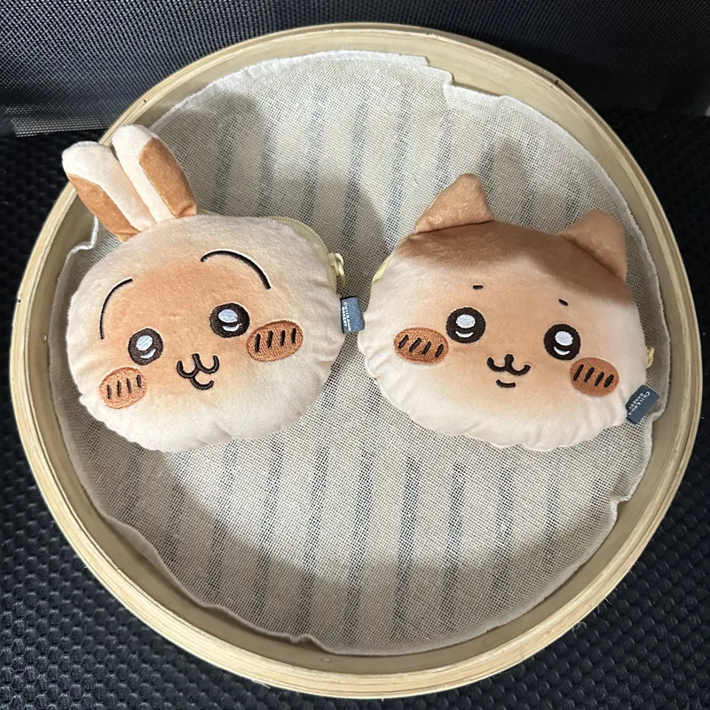 13 cm Original Chiikawa Dorayaki Plüsch Puppe Schlüsselbund Geldbörse Cartoon Nette Hachiware Nette Plüsch Puppe Tasche Anhänger Geschenk Spielzeug