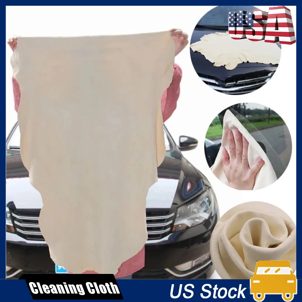 

Ткань для чистки автомобиля из натуральной замши, впитывающая сушка, полотенце Shammy