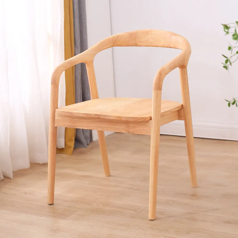 

Modern Simple Comet Chair Household Solid Wood Hiroshima Chair Presidential Cafe Restaurant Leisure