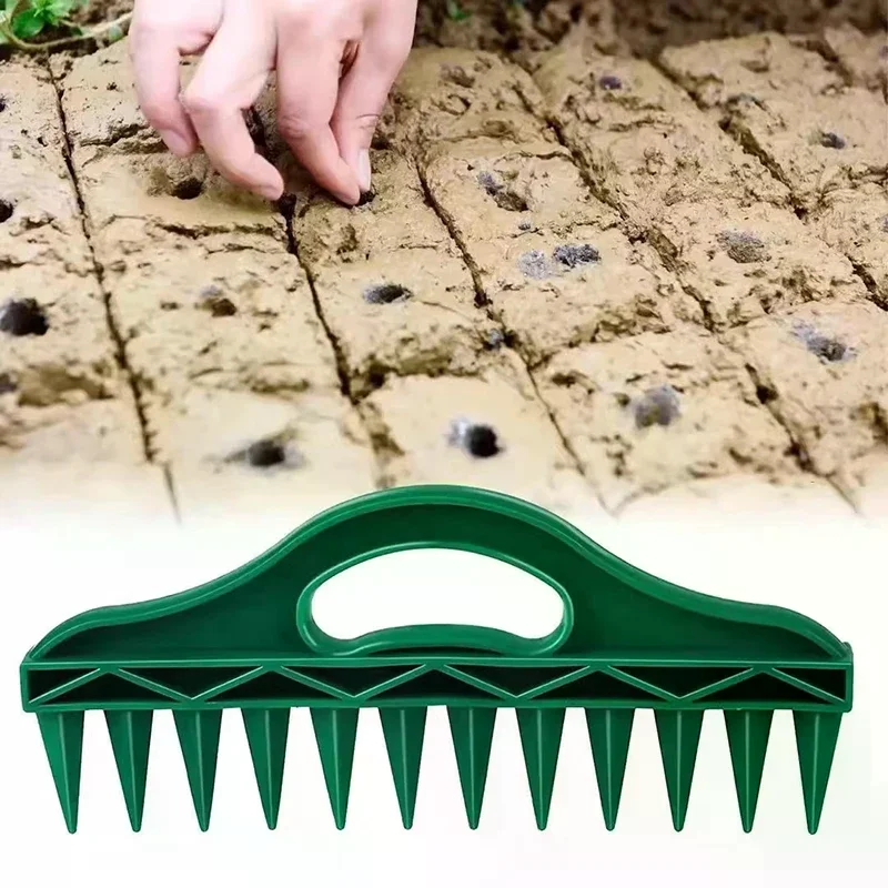 Seeds Spreader Seed In Gardening Manual Soil Portable Seeds Spacer Soil Puncher For Planting Seeds Soil Loosening