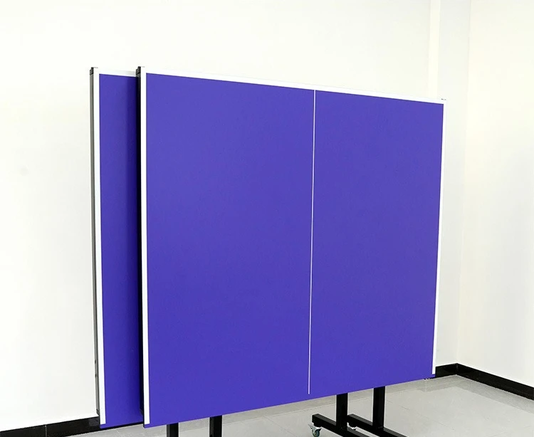 

Indoor table tennis table standard pulley movable table tennis case home singles practice folding table tennis table.