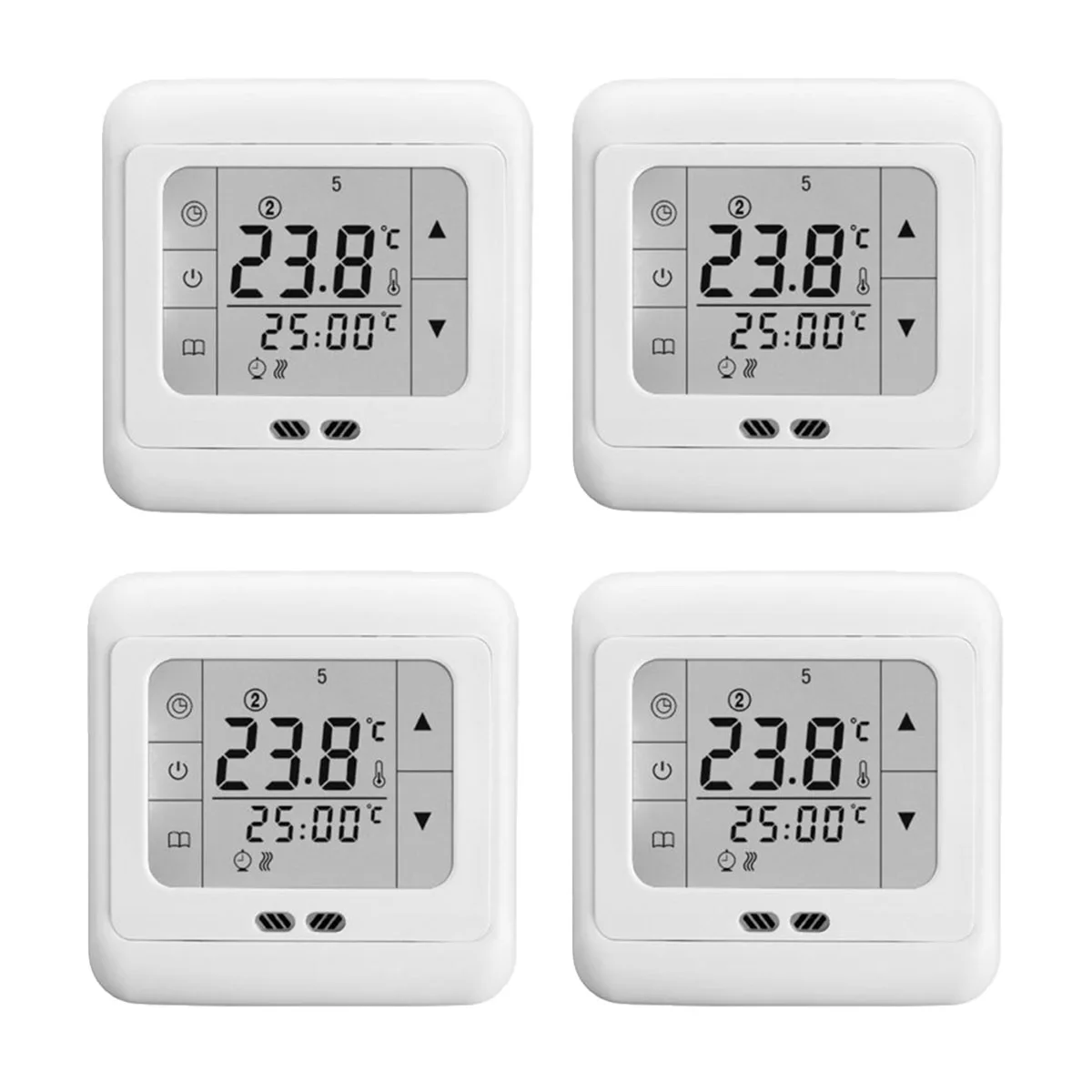 

Programmable Digital Thermostat Touch Screen Electric Underfloor Heating Temperature Controller For Floor Heating Systems