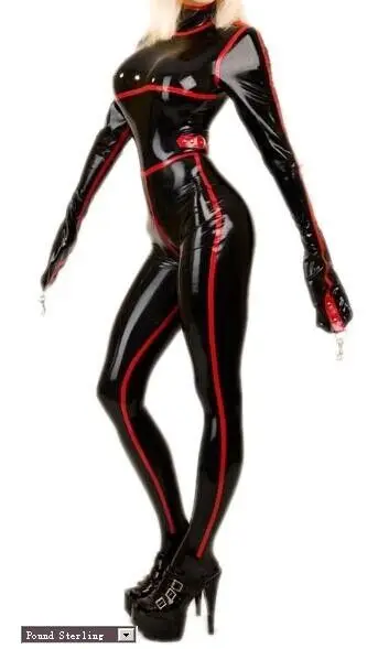 Latex Halloween Makeup Ball Tight Clothing Role Play Set Sexy   Rubber