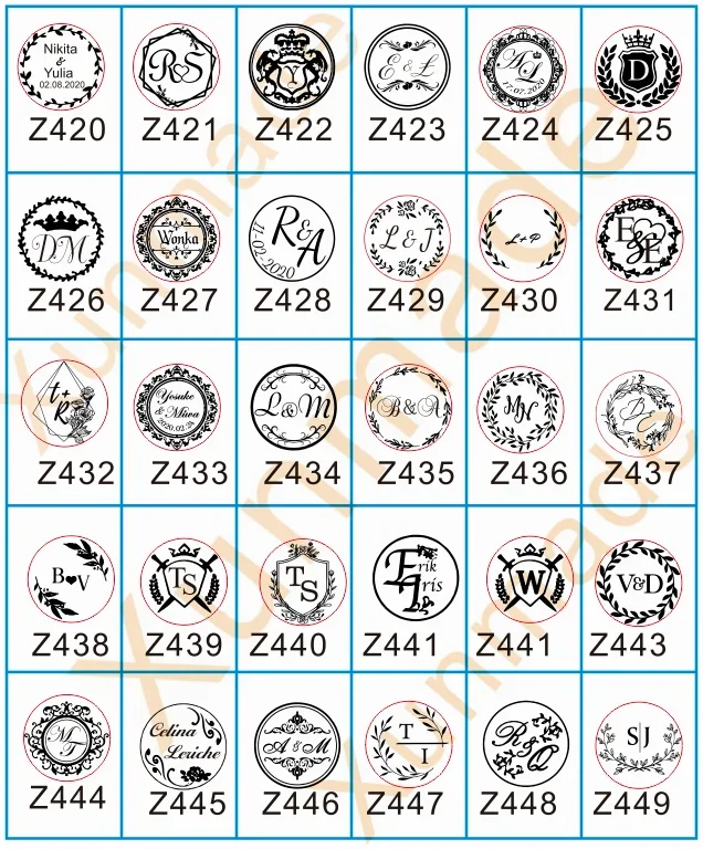 Customize Embossing Stamp Wedding Monogram Embosser Stamp, Personalized 2 Initials Embosser Stamp, Wedding Gift, Hand Held Embos