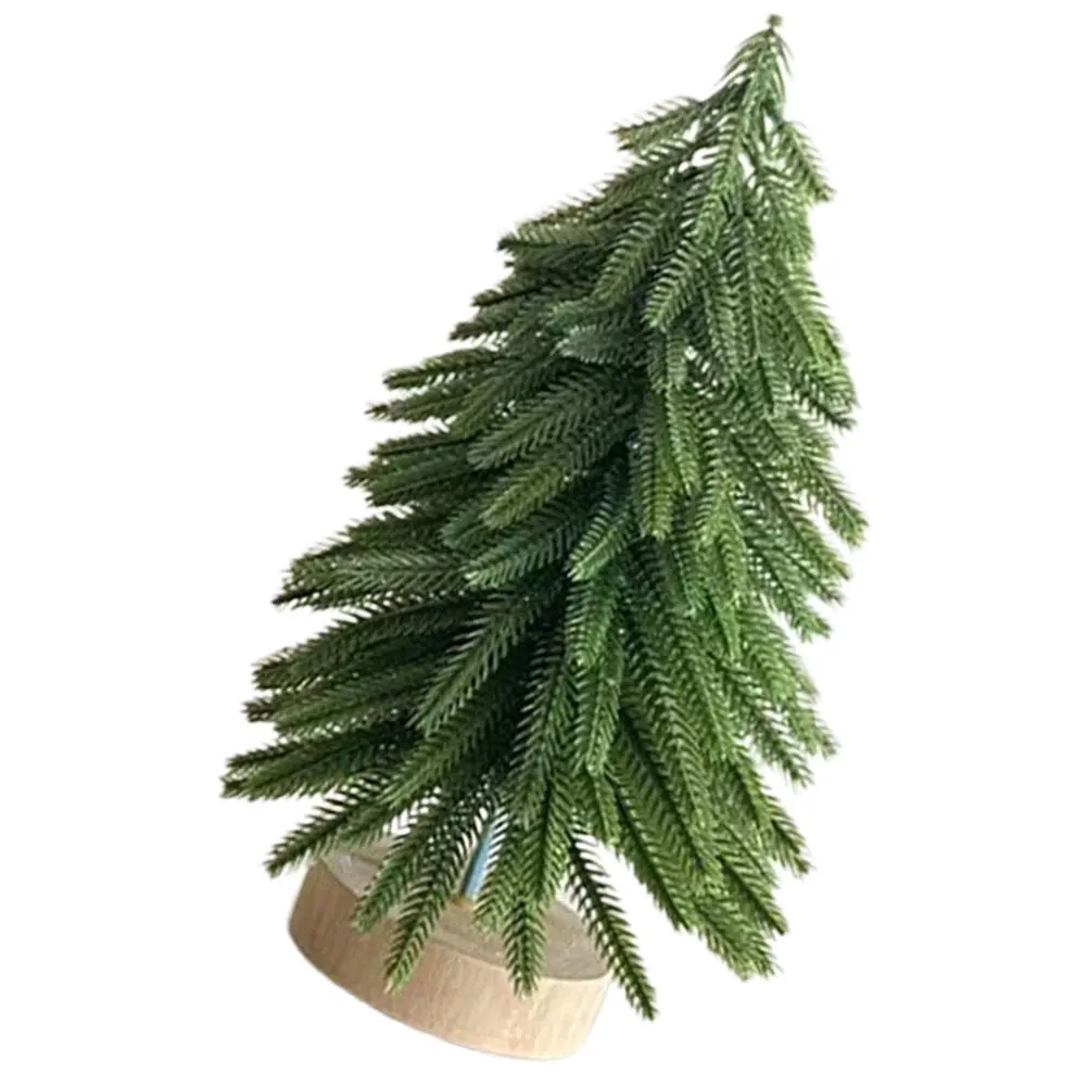 

Mini Christmas Decorative Small Xmas Tree Desktop Ornament For Tabletop Home Festival Scene Artificial Pine Tree
