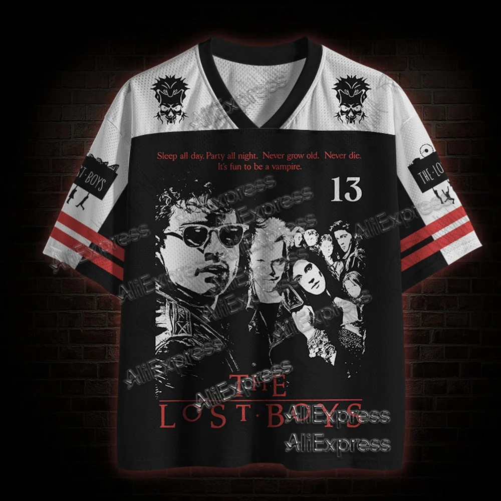 (ZZ) New Dark Series, Street Trendy Quick Drying Mesh Jersey, Sports Breathable Adult V-neck T-shirt, Handsome and Comfortable