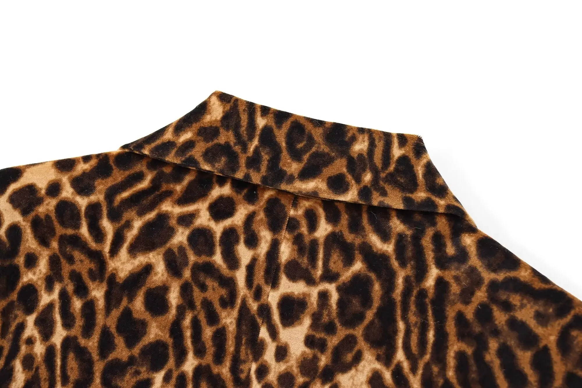 Mode Langarm Blazer Top Frauen 2 Stück Leopard Gedruckt Mini Rock Sets frauen Anzug Zwei Stück Set Frauen Outfit – Detail 12