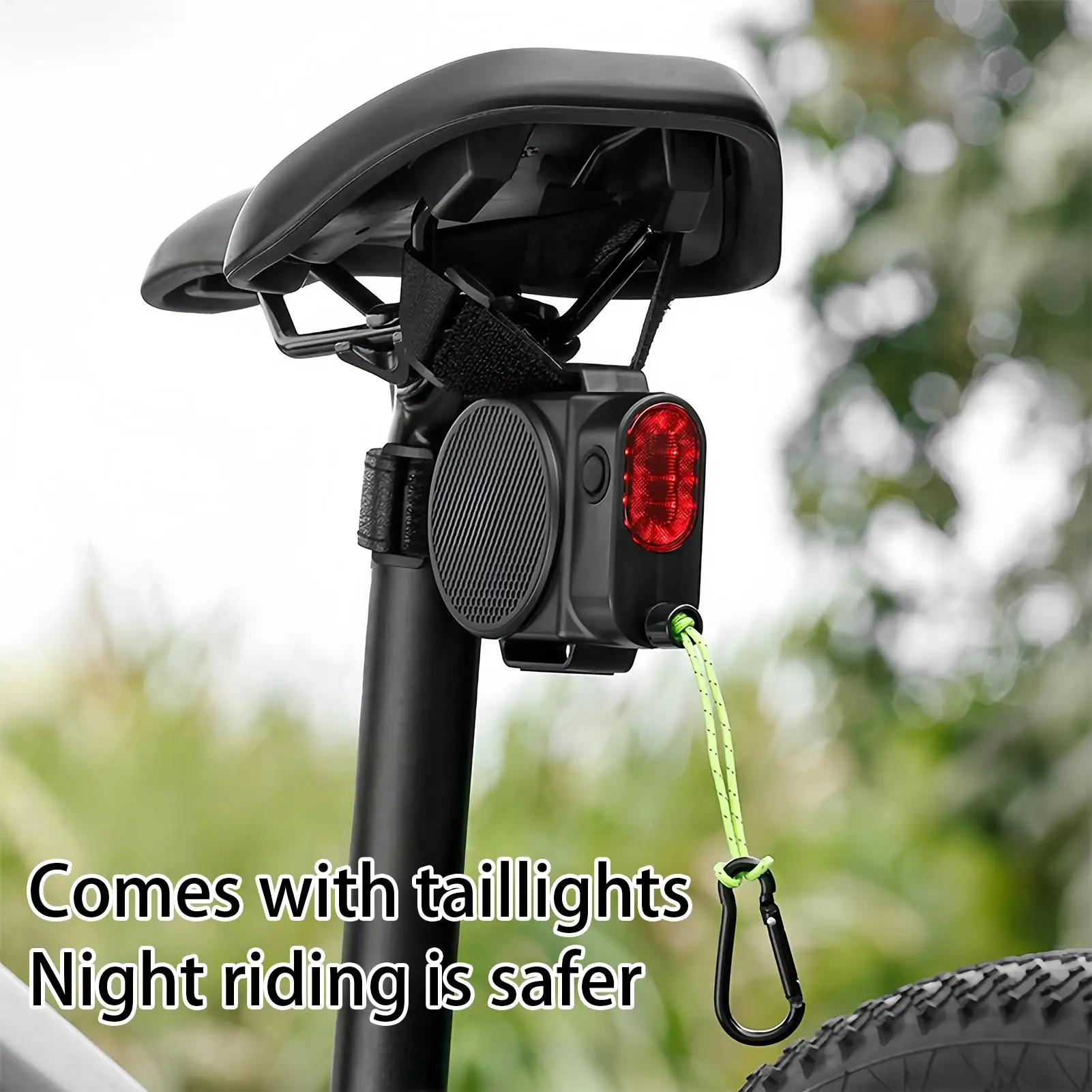 Bike Tow Rope Traction Strap with Taillight Parent-Child Riding Pull Rope for Kids Adults Family Bikers Cyclists Riders