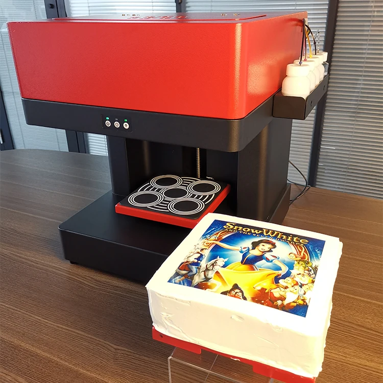 Impresora de Café Comestible de 4 Tazas para Selfies, Máquina de Impresión de Fotos en Café Latte Art, Precio al por Mayor