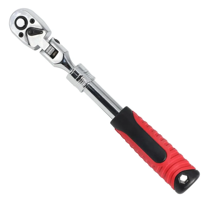 Telescopic Shaking Head Ratchet Wrench, Labor-saving Ratchet Wrench, Quick Movable Head Wrench, Automatic Quick Release Wrench