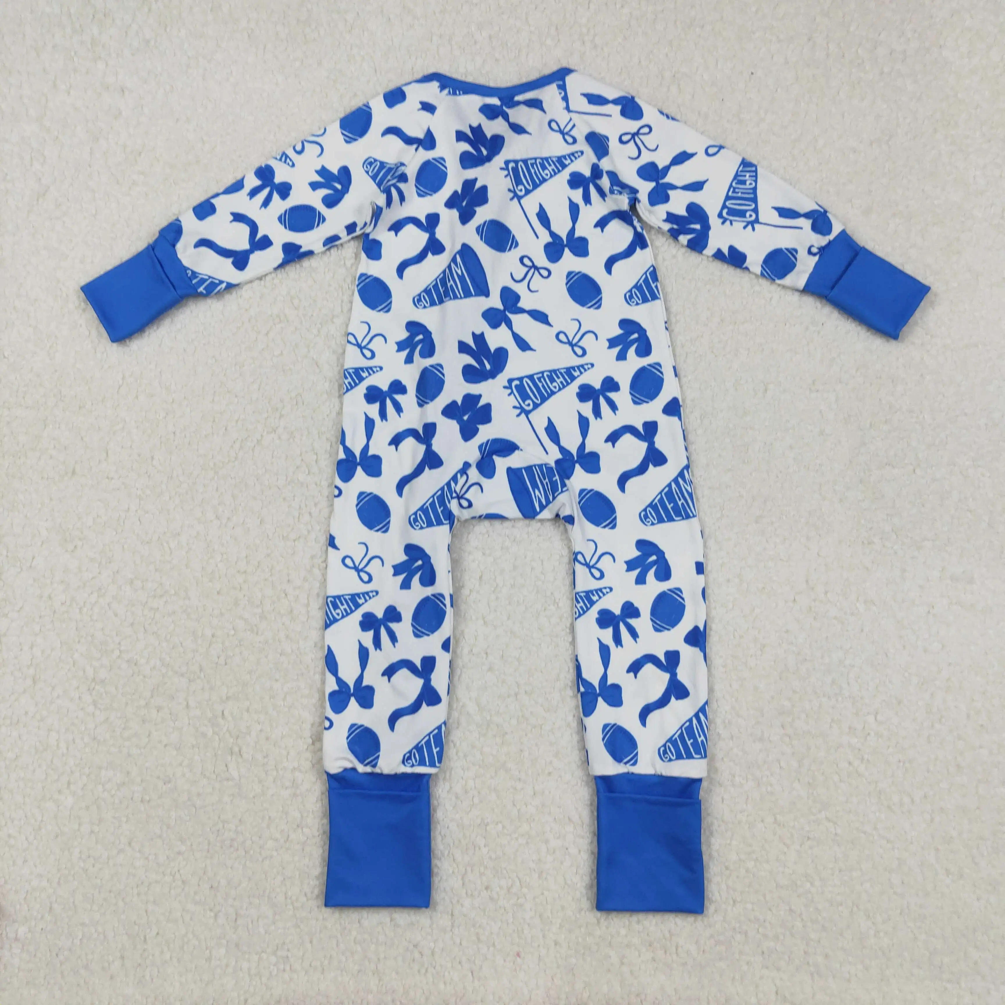 Heißer Verkauf Baby Mädchen Sleeper Strampler Langarm Fußbälle Rüschen Infant Overall Kleinkind Body Neugeborenen Kinder Kleidung Täglichen Verschleiß