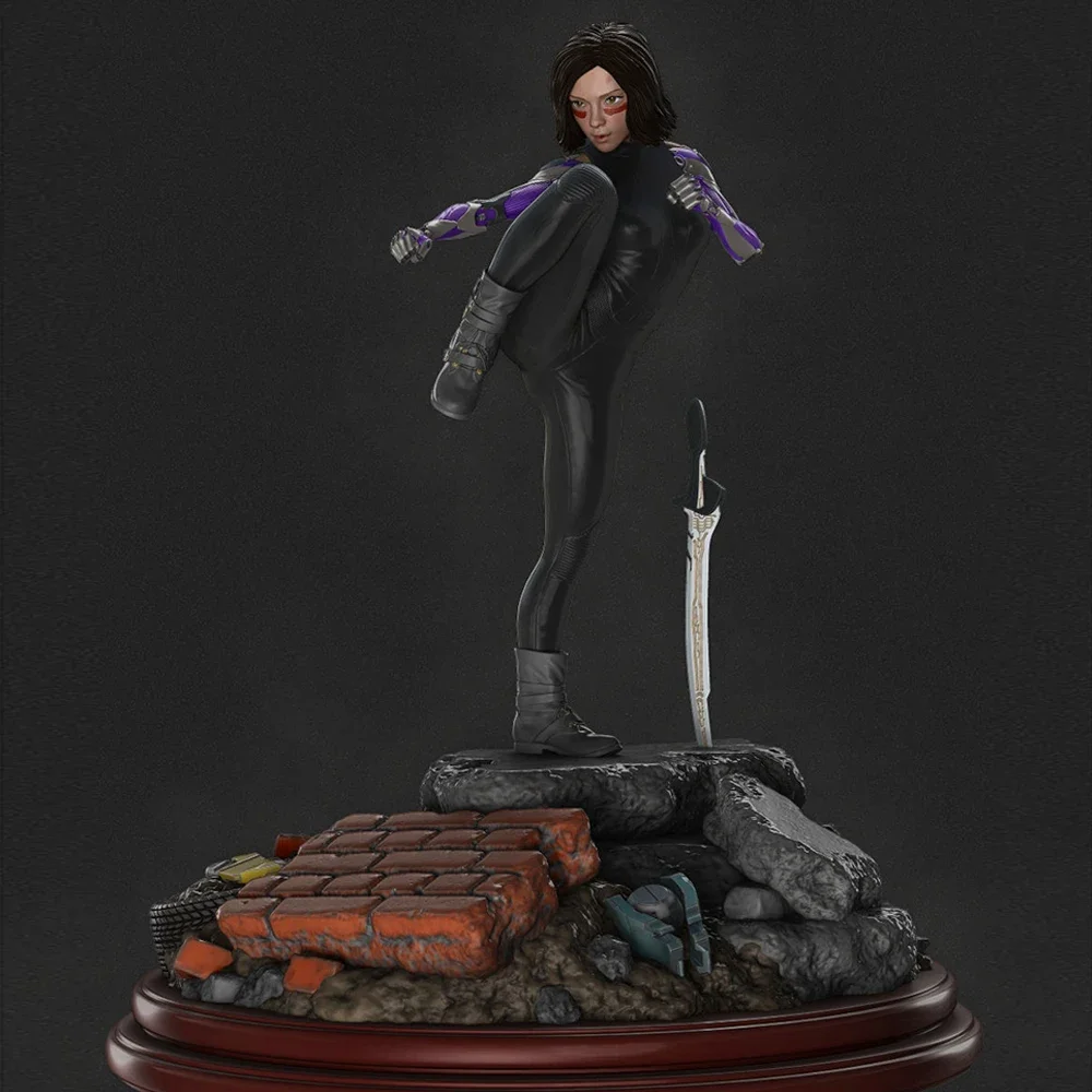 Figura Alita 1:24, Kit de modelo de resina en miniatura, Kit de modelo de plástico sin pintar A741