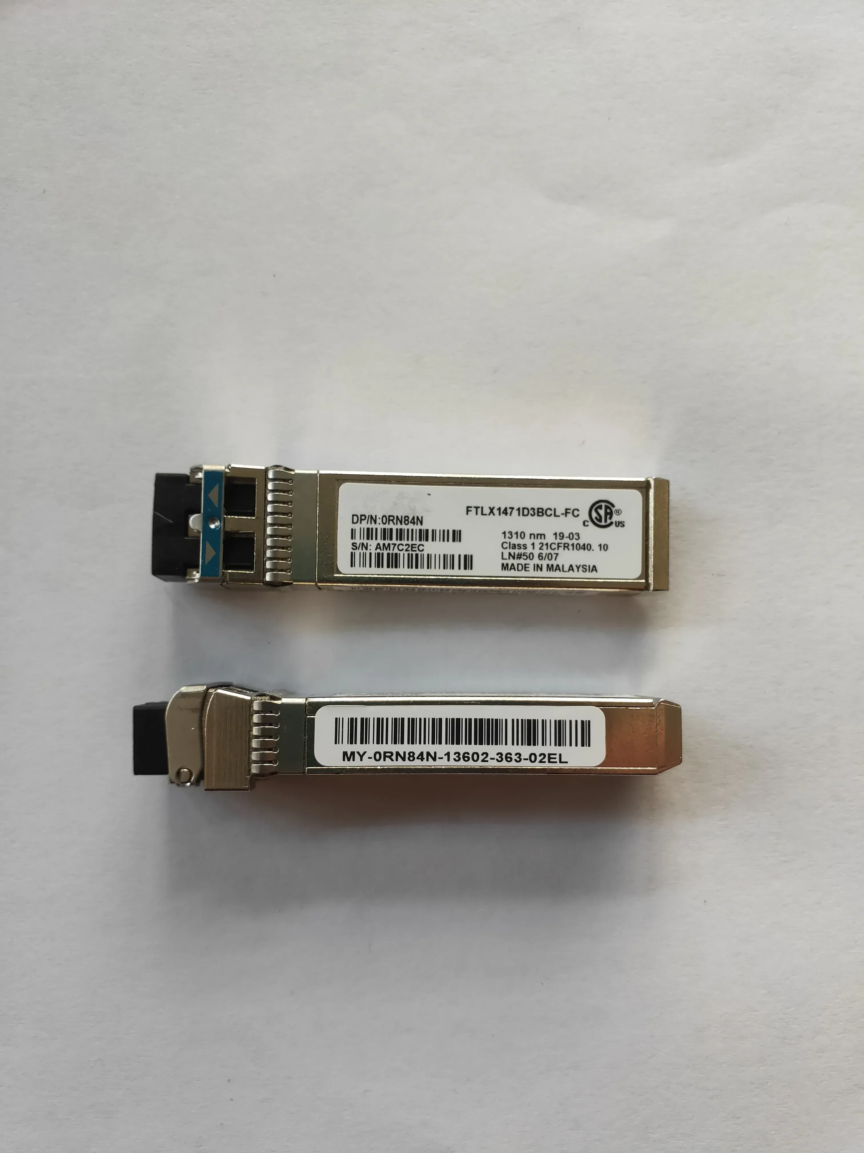 Single Mode 1310NM Sfp+ 10G 10KM/0RN84N/FTLX1471D3BCL-FC/LR 10gb Sfp 1310nm Transceiver Switch