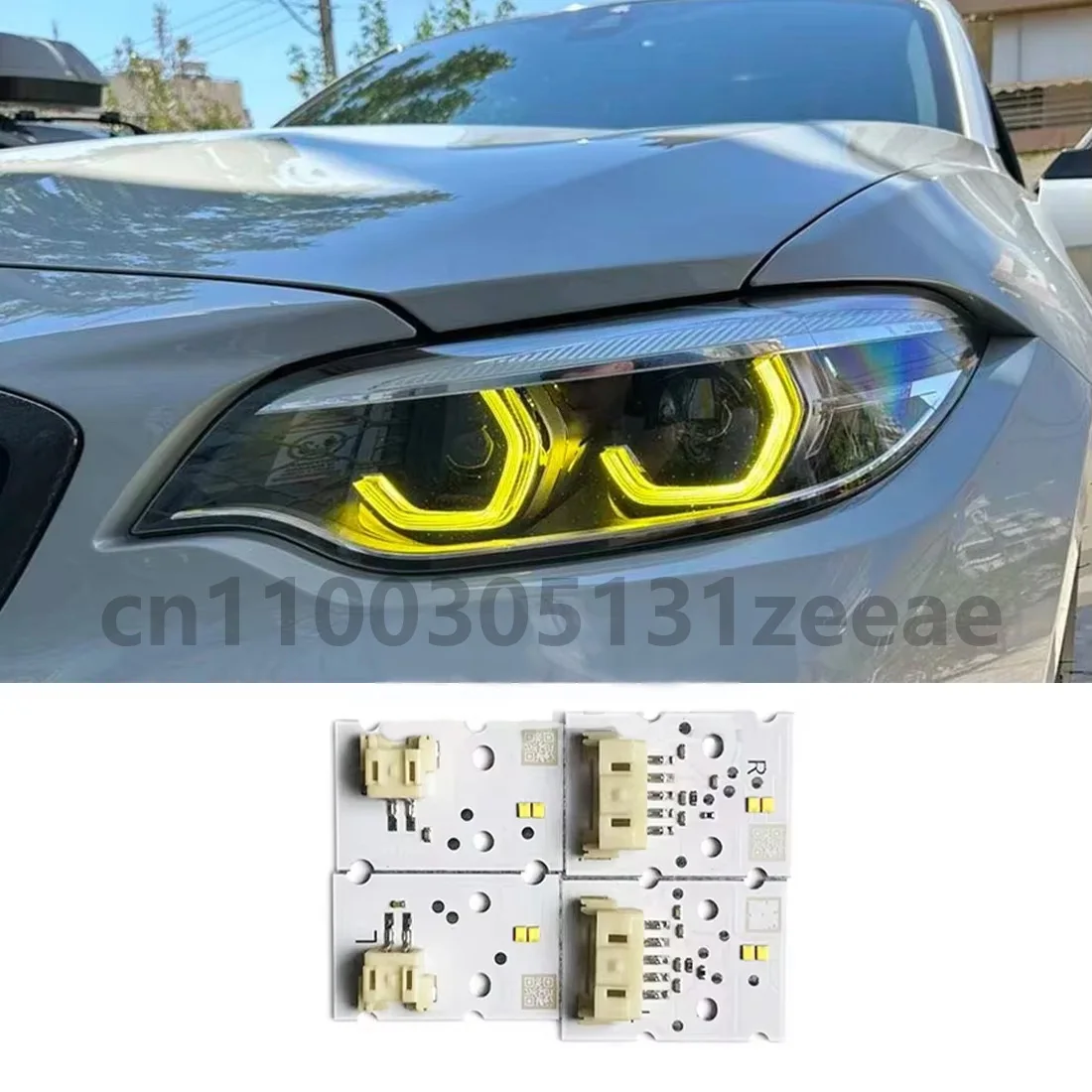 For 2018-2021 BMW M2 2 series F22 F23 F87 LCI DRL Boards Angel Eye Daytime Running Light Chips Module 63117494851 63117494852