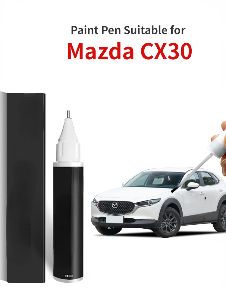 

Paint Pen Suitable for Mazda Cx30 Paint Fixer Pearl White Platinum Steel Gray Soul Red Cx30 Car Supplies Original Car Paint