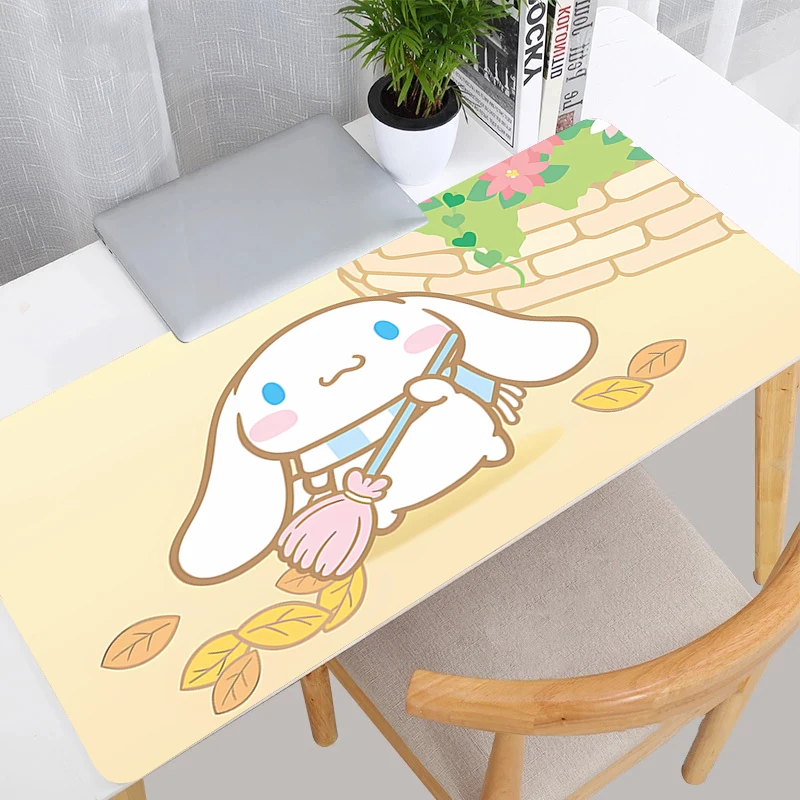Mouse Pad Cinnamoroll E-sports Anime Gamer Computer HD Mousepad Kawaii Gaming Accessories Tablet Varmilo Keyboard Pad Mausepad