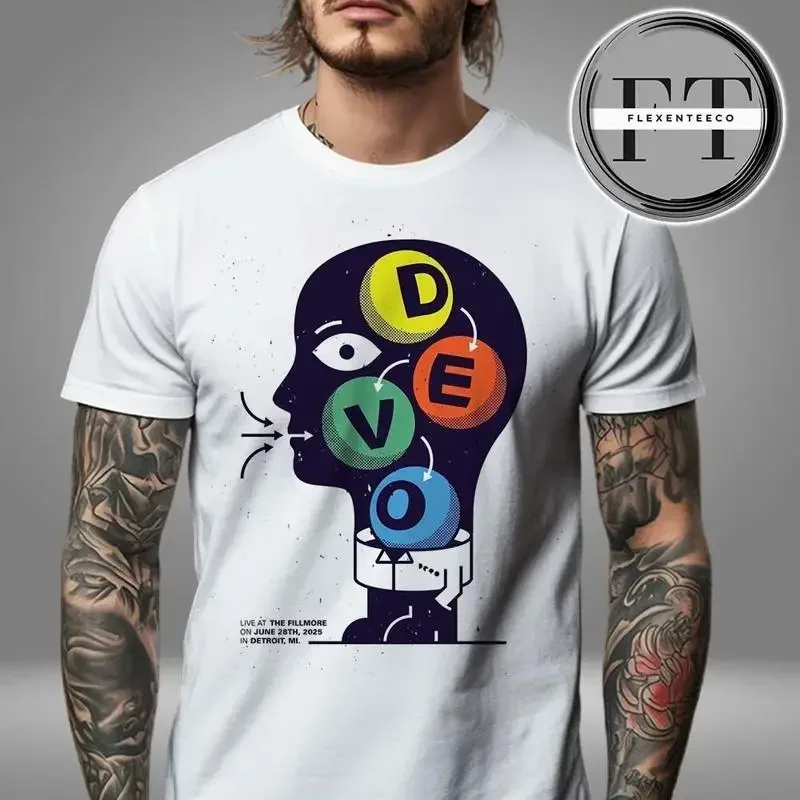 DEVO Vip Poster Live At The Fillmore June 2025 T Shirt