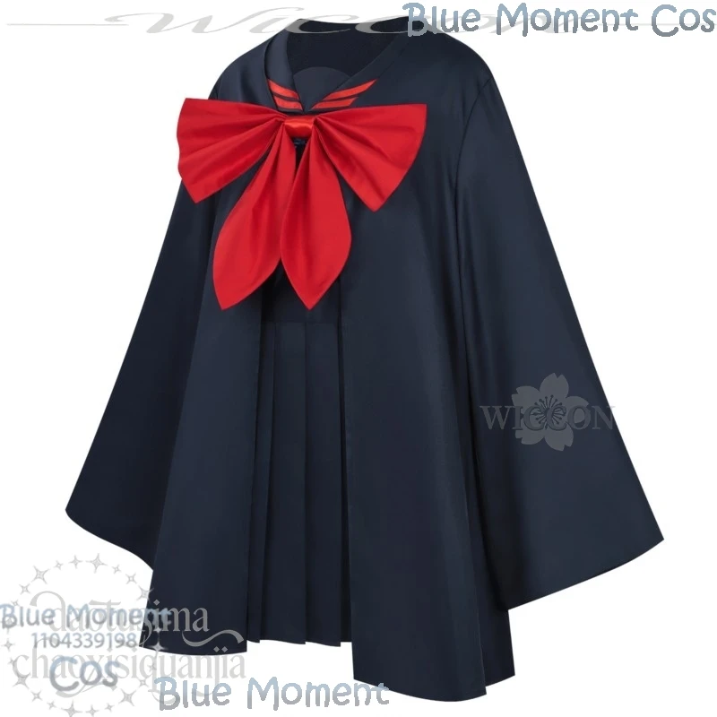 

Otome Kaijuu Caramelise Cosplay Kuroe Akaishi JK Dress Japanese School Uniform Cape Wigs For Halloween Navidad Carnaval Event