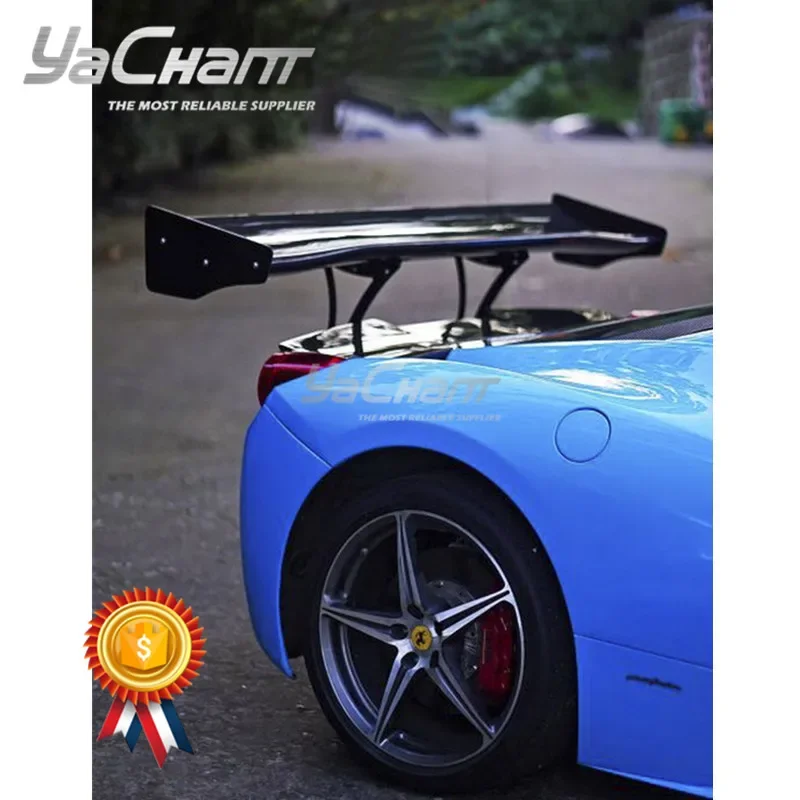 Car-Styling Carbon Fiber Rear Spoiler Fit For 2010-2014 F458 Italia SVR Style GT-Wing Spoiler