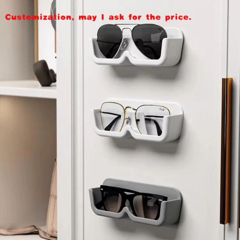 custom.Eyeglass Storage Wall-Mounted Non-porous Wall Storage High-Quality Sunglasses Storage Rack Glasses Display Stand