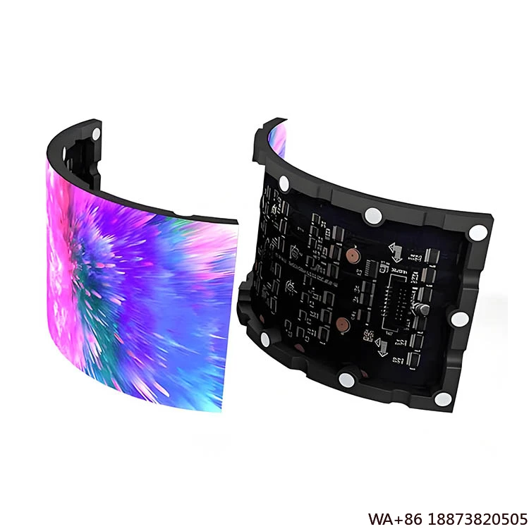 

Светодиодный дисплей, хит продаж P1.86, внутренний гибкий экран, настенная видеореклама для магазинов и торгового центра