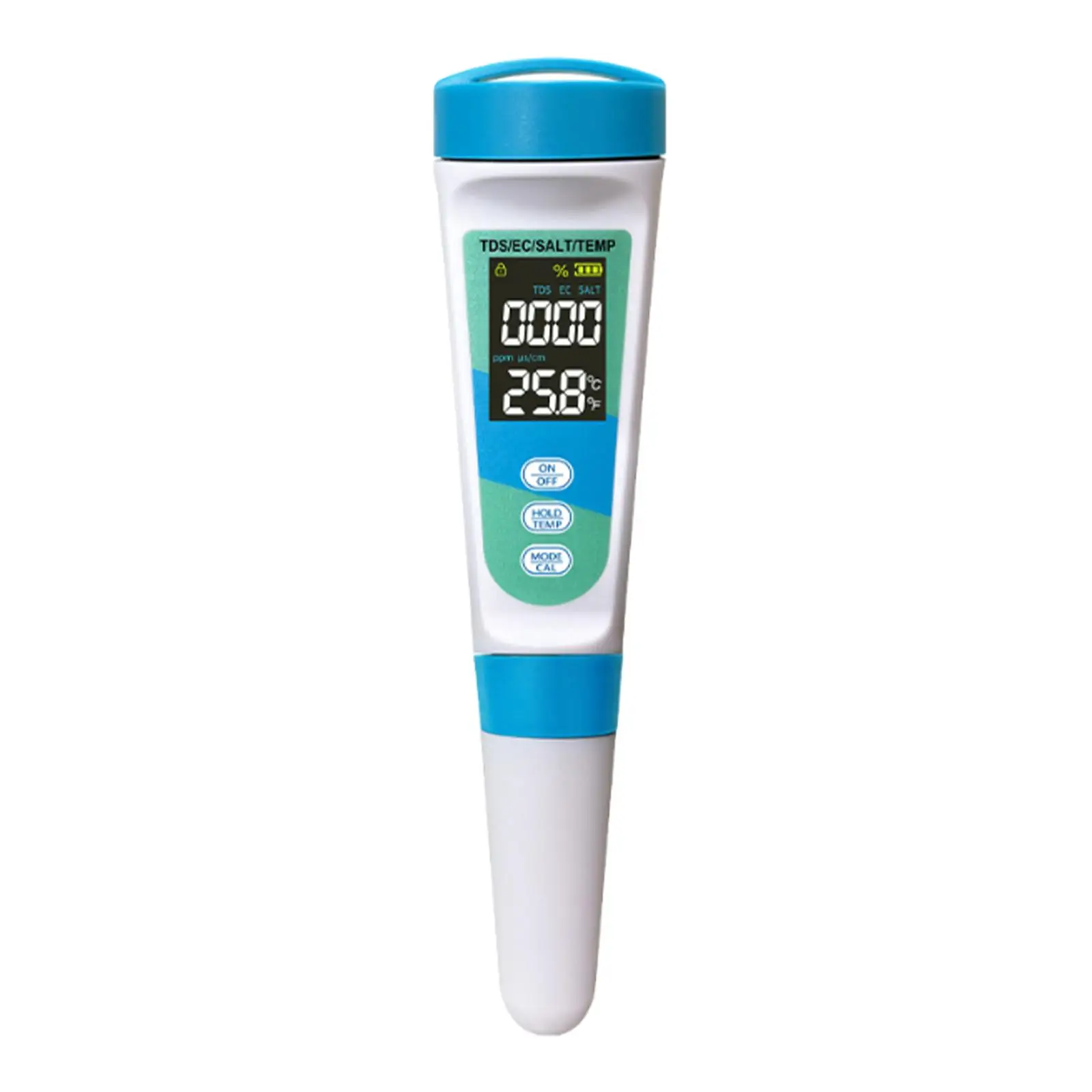 Water Quality Test Device Digital Pool Salt Meter Multifunction Salinity Measuring Kit for Swimming Pools Aquariums