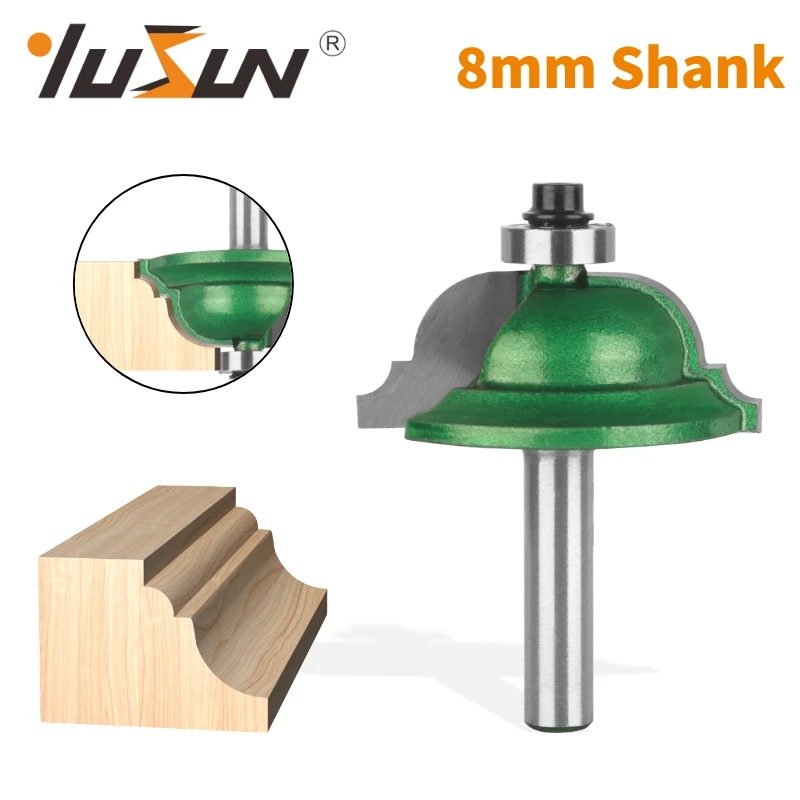 YUSUN 1PC 8MM Shank Classical Bit Router Bit Woodworking Milling Cutter For Wood Bit Face Mill Carbide Cutter End Mill