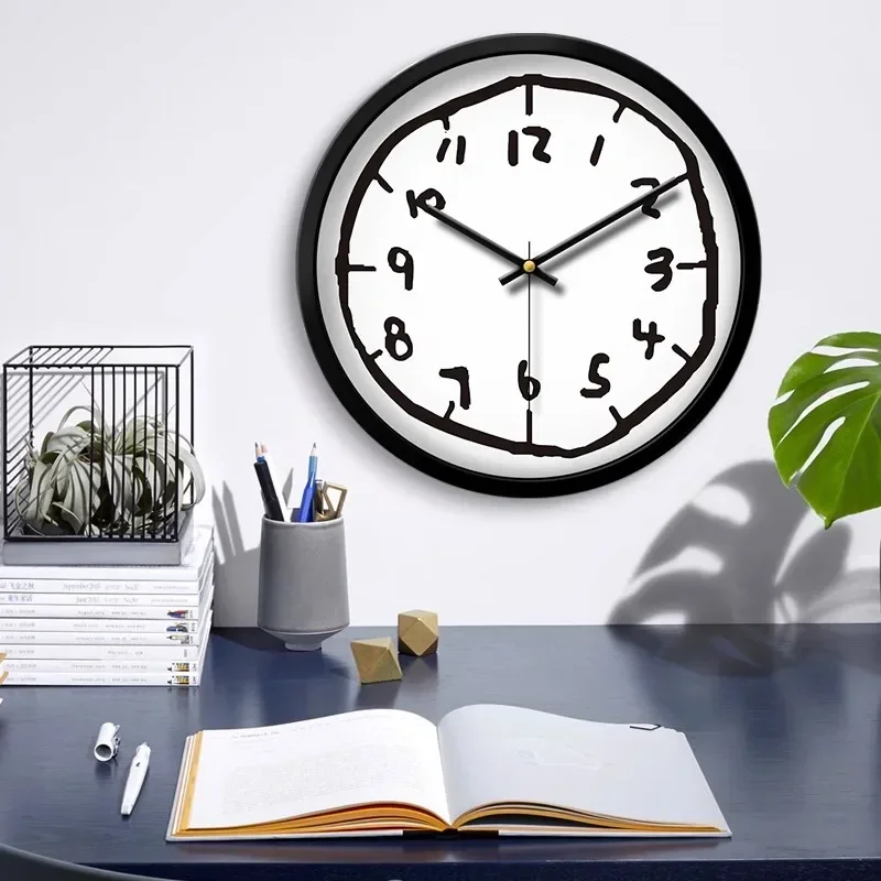 Elegant Silent Nordic Wall Clocks Luxury Large Design Modern Living Room Wall Clock Watch Bedroom Reloj De Pared Decoration