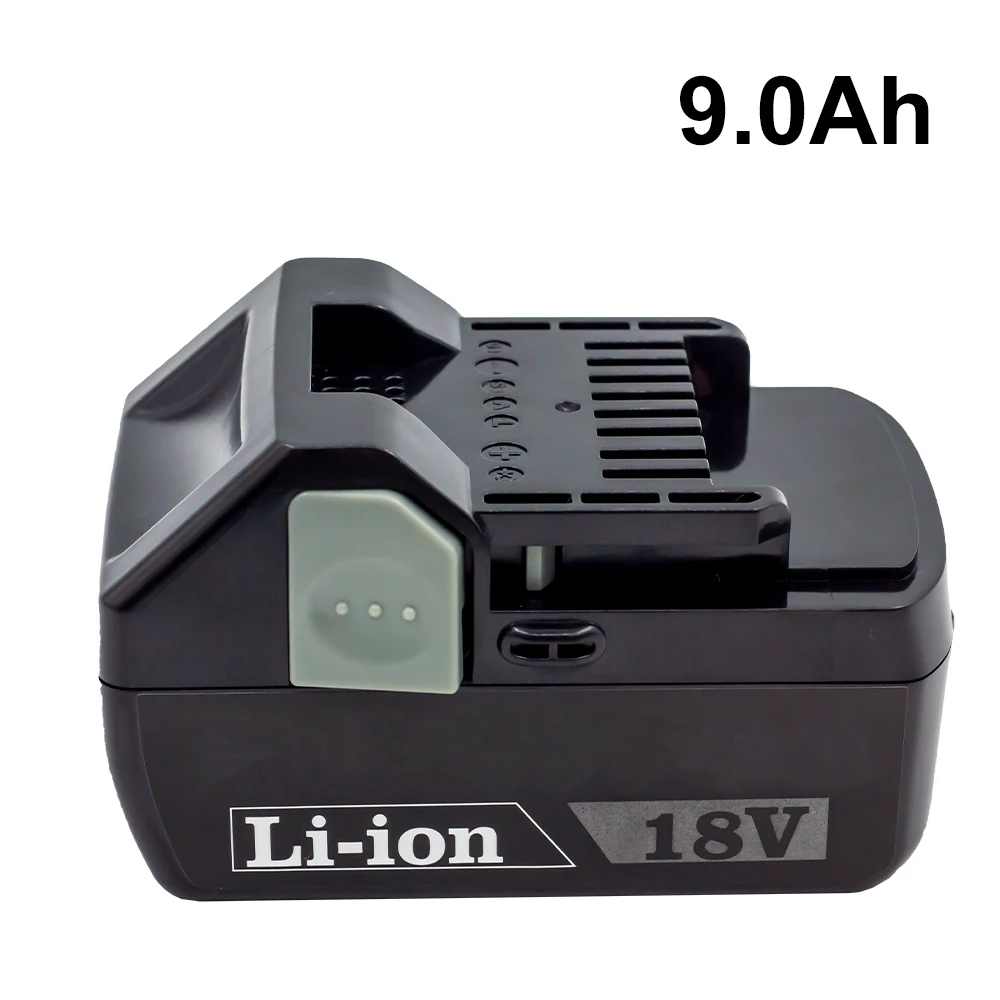 9.0Ah for Hitachi/Hikoki 18V 9000mAh Lithium ion Rechargeable Cordless Drill Power Tool batteryBCL1815 EBM1830 BSL1840 BSL1850