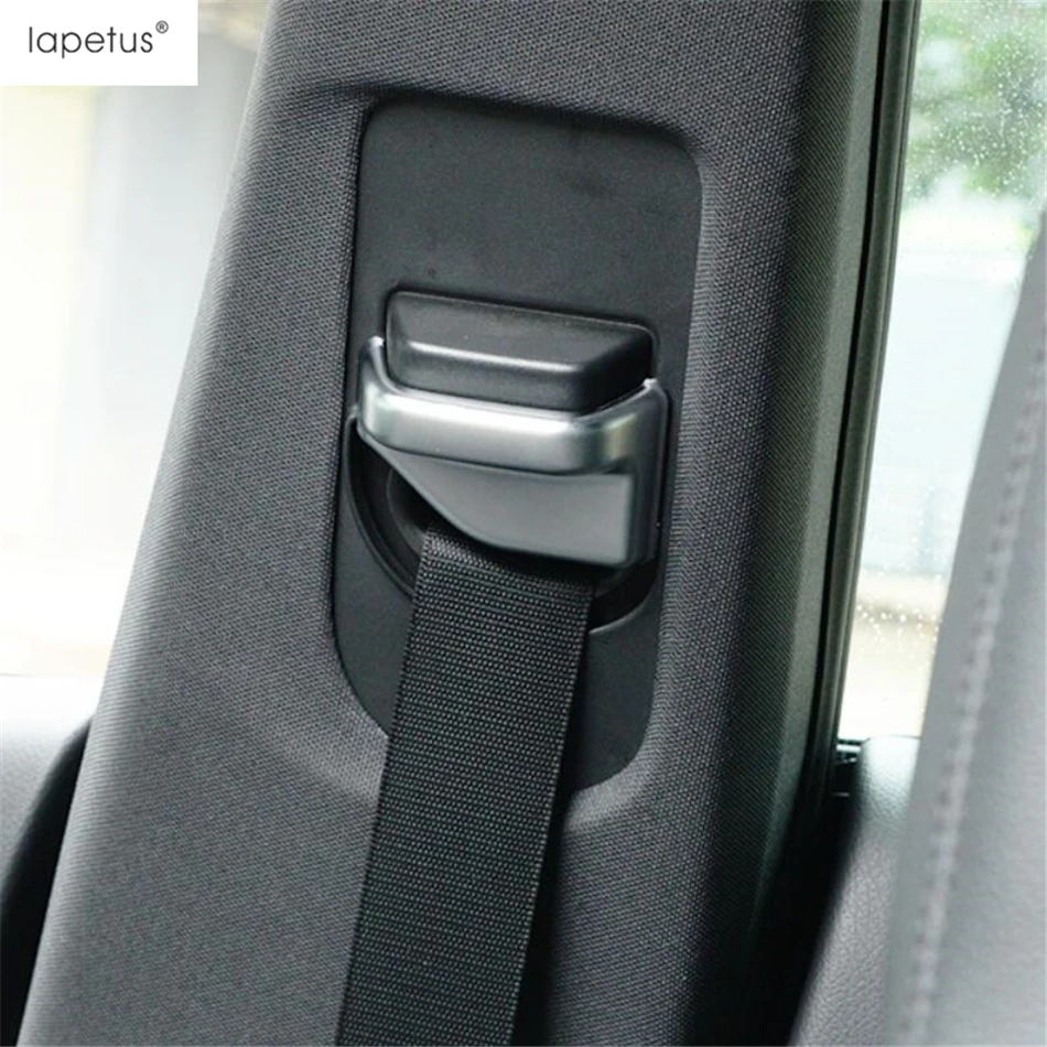 2Pcs Car Safety Seat Belt Buckle Adjust Clip Cover Kit Trim For Mercedes-Benz C CLASS W205 C200 C260 GLC X253 E Class W213 E300