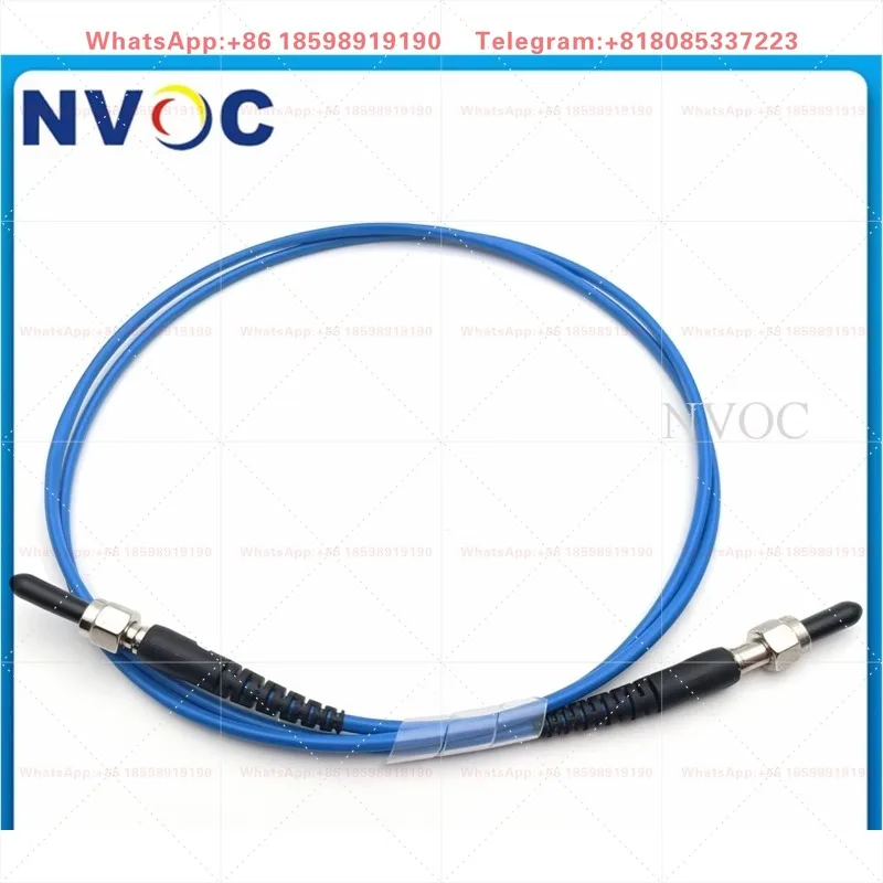 UV-VIS SMA905-FC 50um Silica Metal/Ceramic Ferrule MM SX 0.5M 1M Quartz 3.0mm Armored Fiber Optical Patch Cord Cable Connector