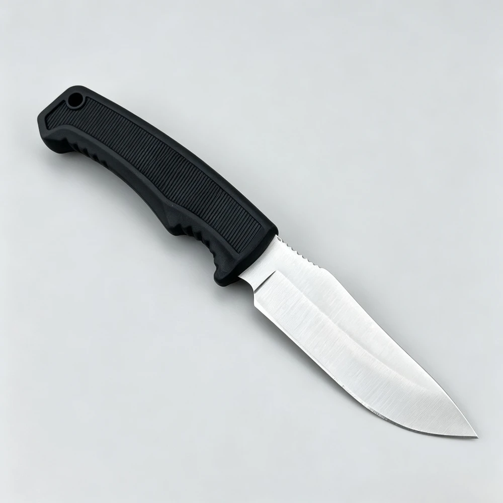 High Hardness Fixed Blade Hunting Knife Nylon Fiber Handle Kydex Sheath Outdoor Camping Hiking EDC Utility Knives