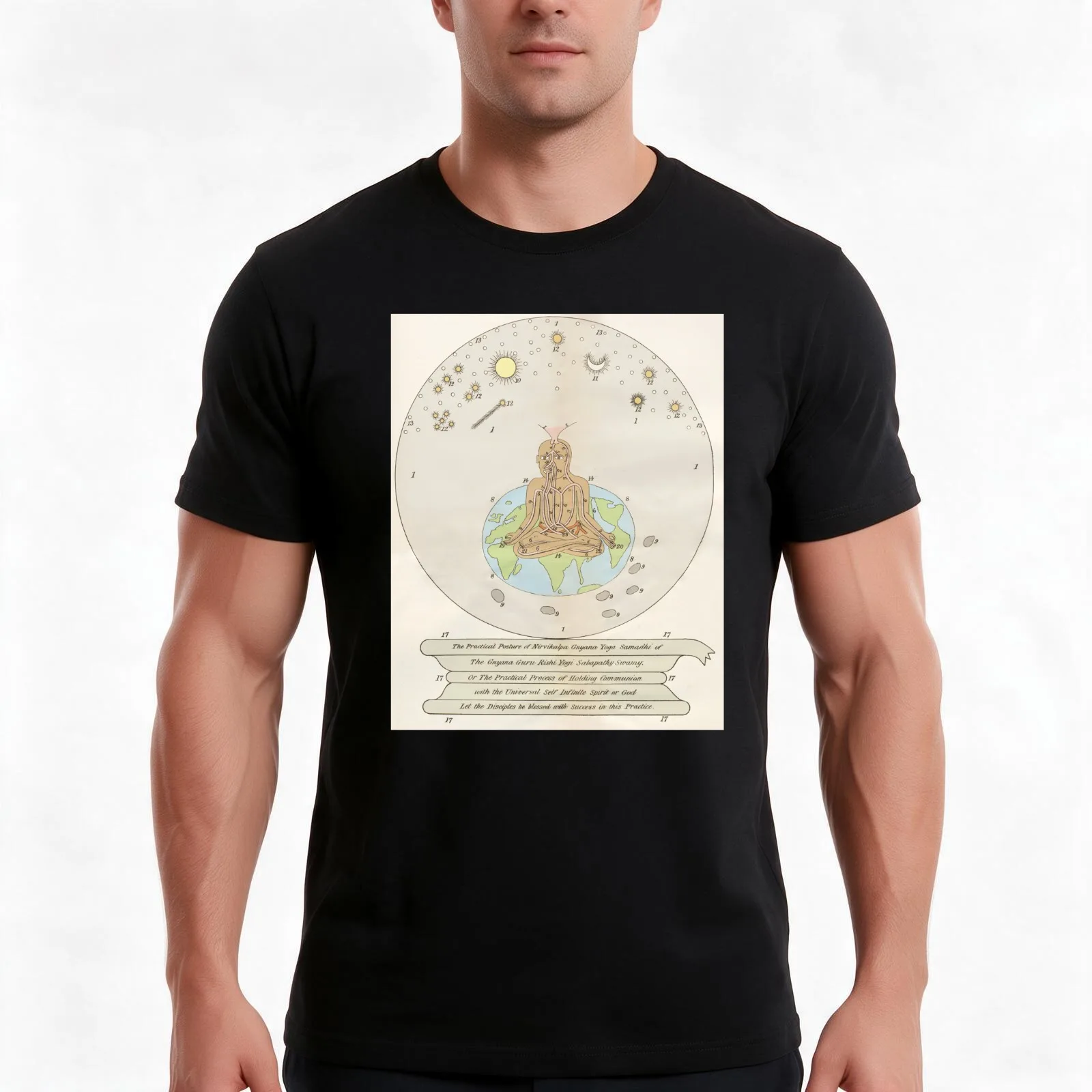 The Practical Process of Holding Communion with the Universal Self Infinite Spirit or God T-Shirt, Summer Casual Cotton Tee