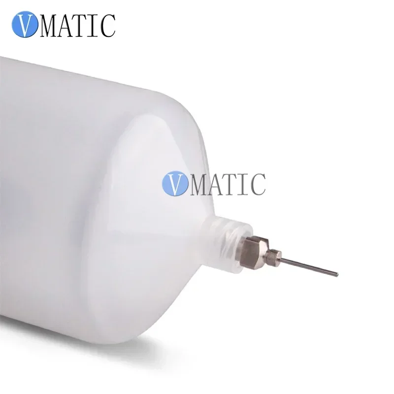 Free Shipping Sale Quality 500cc/ml Luer Lock Tip Glue Dispenser Dispensing Pneumatic Syringe Barrel With Adapter