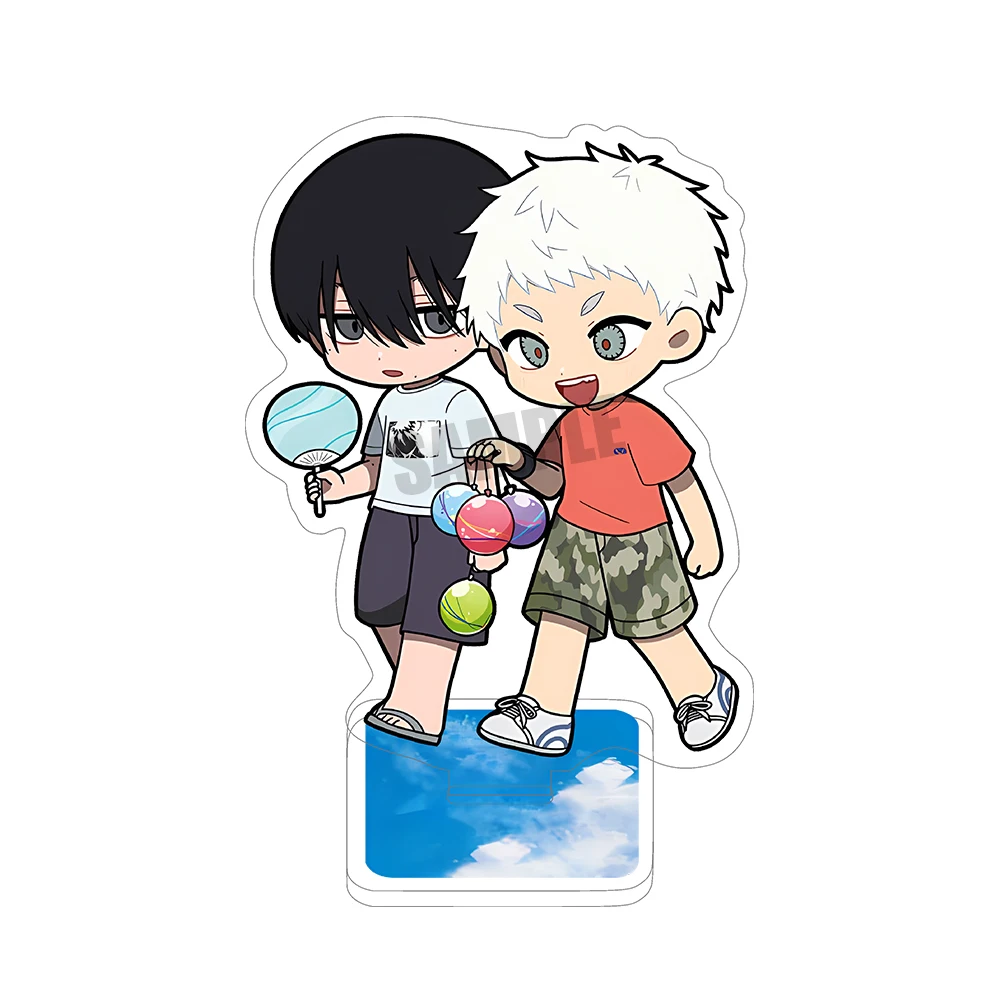 The Summer Hikaru Died Acrylic Standee Chibi Figure Hikaru Yoshiki Q Version Model Horror Manga Merch Desk Display Collectible view 5