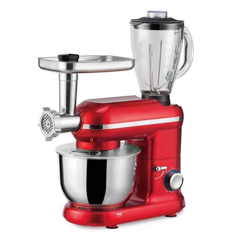 1000W 3 in 1 Multi-function Planetary Stand Food Mixer with Meat Grinder & 5.5L Bowl