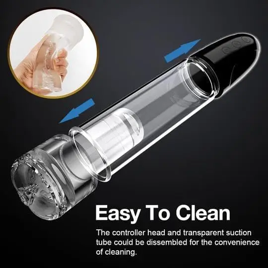 Masturbadores masculinos eléctricos, copa masturbadora masculina para mamada con 3 succiones al vacío y coño de bolsillo grueso para masturbación masculina, Tivi