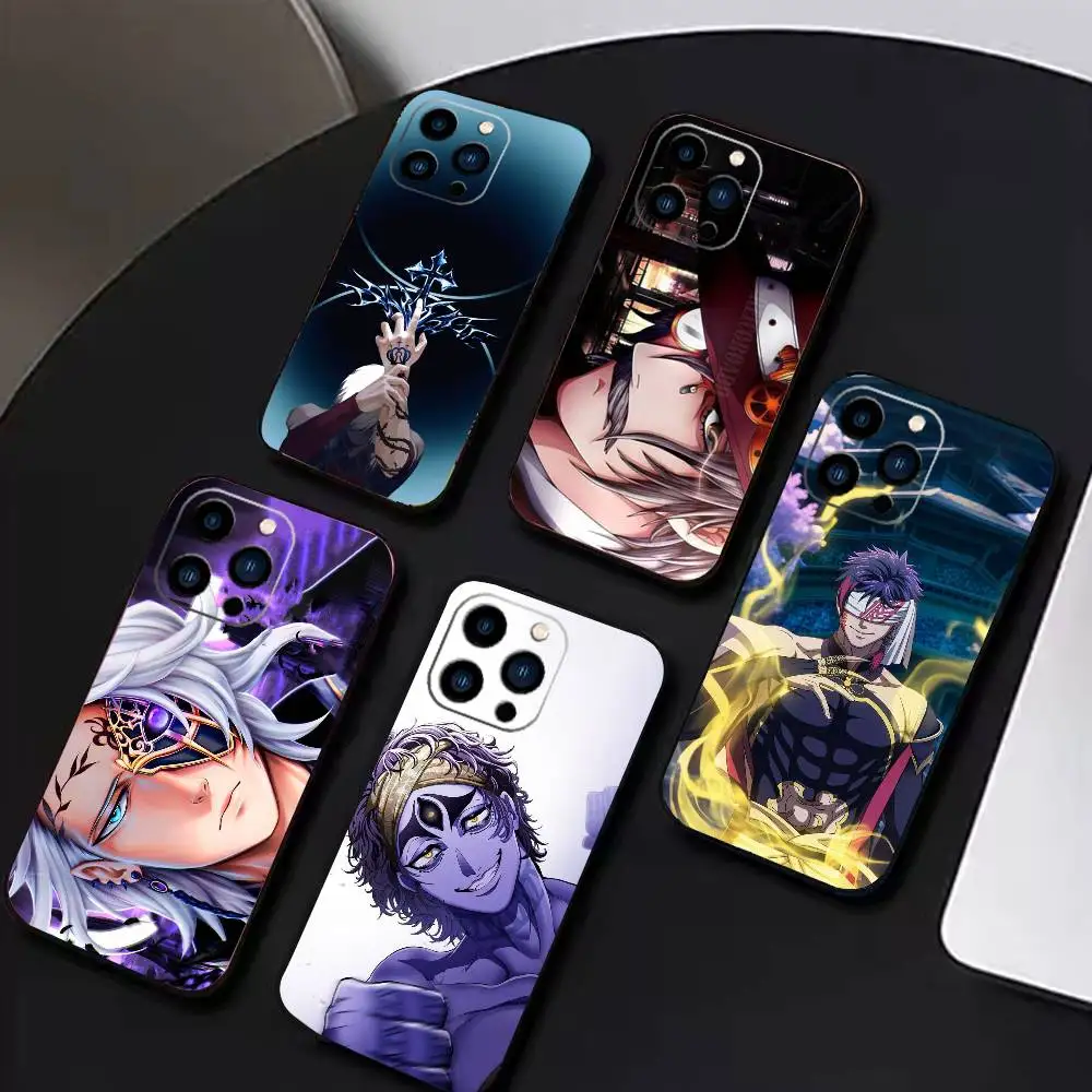 

E-Record of Ragnarok Anime Phone Case For iPhone 16,15,14,13,12,17,Pro Max,Plus Silicone Black Case