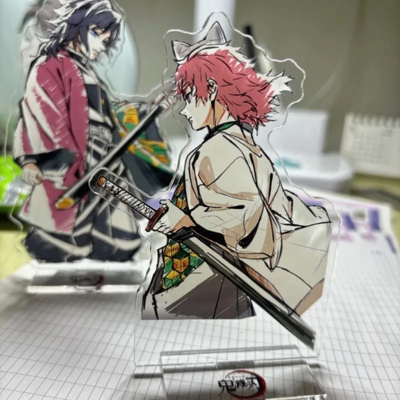 

Demon Slayer Acrylic Ornaments 10mm Tomioka Giyuu Sabito Anime Action Figures Goods Car Desktop Decoration Model Birthday Gift