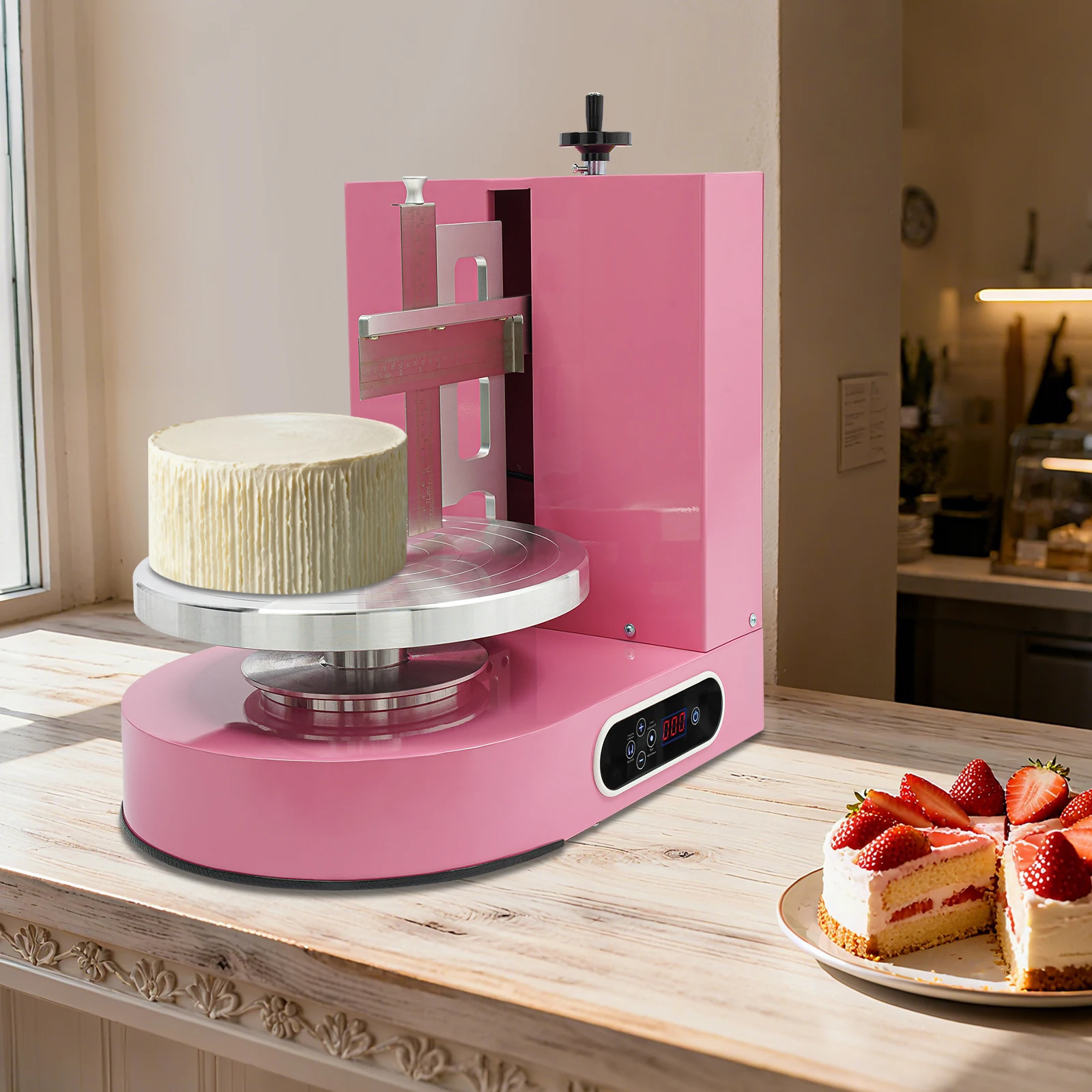 

Профессиональная машина для разбрасывания крема для торта, автоматический инструмент для размазывания покрытия для домашней кухни, пекарни, оборудование для украшения выпечки