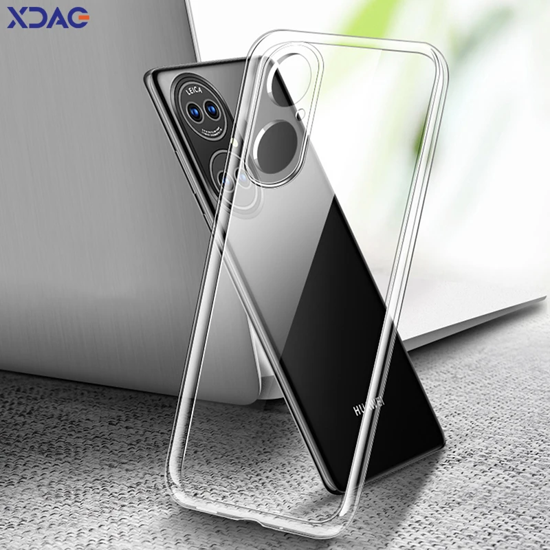 

High Quality Ultrathin Clear Case for Huawei P50 Pro P50E Camera Protective Transparent TPU P50Pro Soft Phone Back Cover Housing