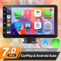 SINOVCLE 7 ""portátil inalámbrico Carplay Android Auto Radio reproductor Multimedia IPS pantalla táctil AUX USB Bluetooth enlace espejo