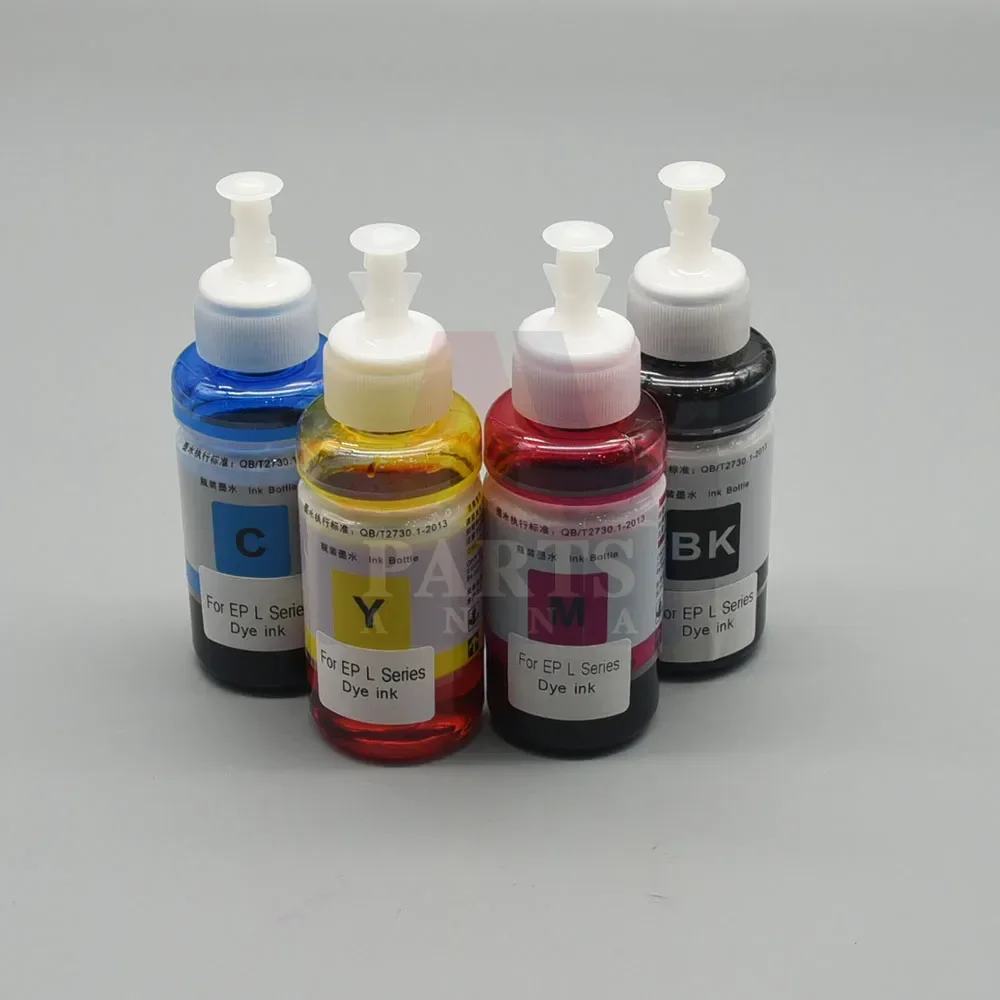 Kit de recarga de tinta de 4 colores, botella de 70 ml, T544 544, para impresoras de inyección de tinta Epson EcoTank L3150 L3110 L3100 L3210 L3250 L1110 5190