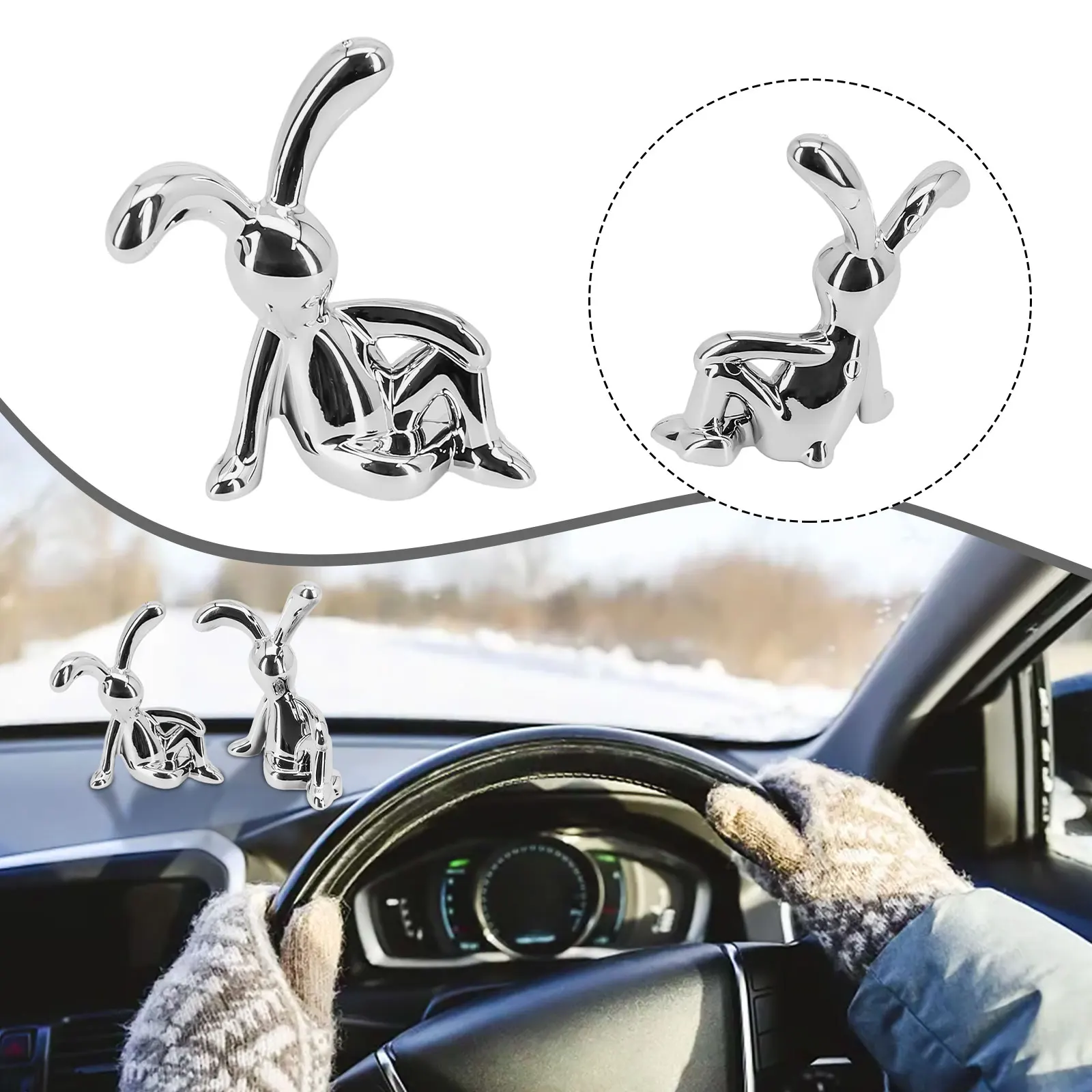 Car Accessories Console Decoration Eye-catching Design Bright And Durable Cartoon Animal Console Decoration New