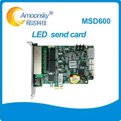 Novastar Controller Led Sending Card MSD300 MSD600 Full Color Display Control Card for LED Screen Display Billboard Concert 2024