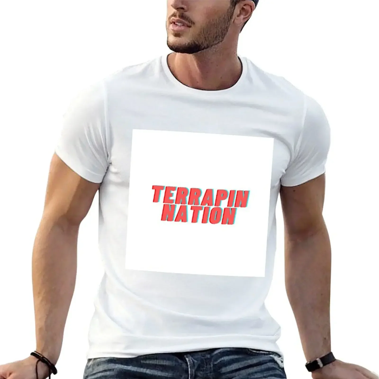 

Terrapin Nation logo T-Shirt man clothes blanks mens cotton t shirts