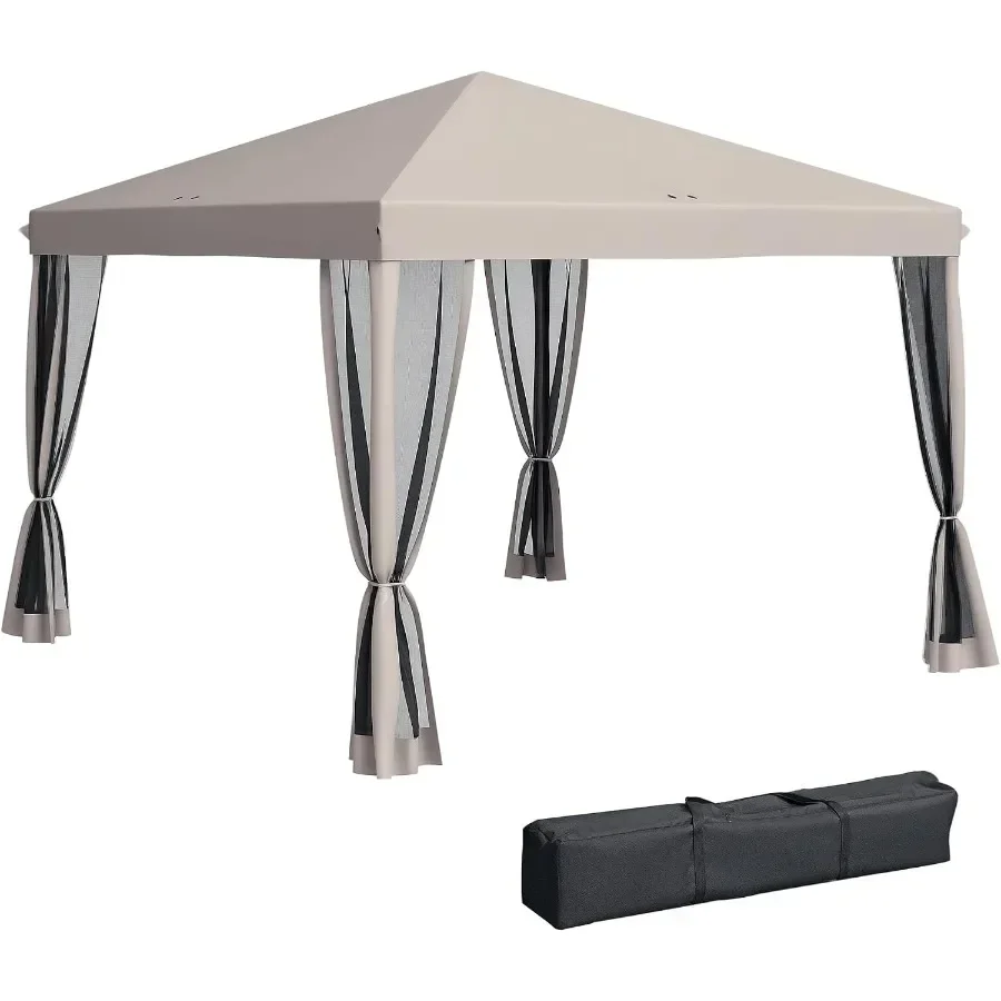 10'x10' Pop Up Canopy Tent with Netting Carry Bag