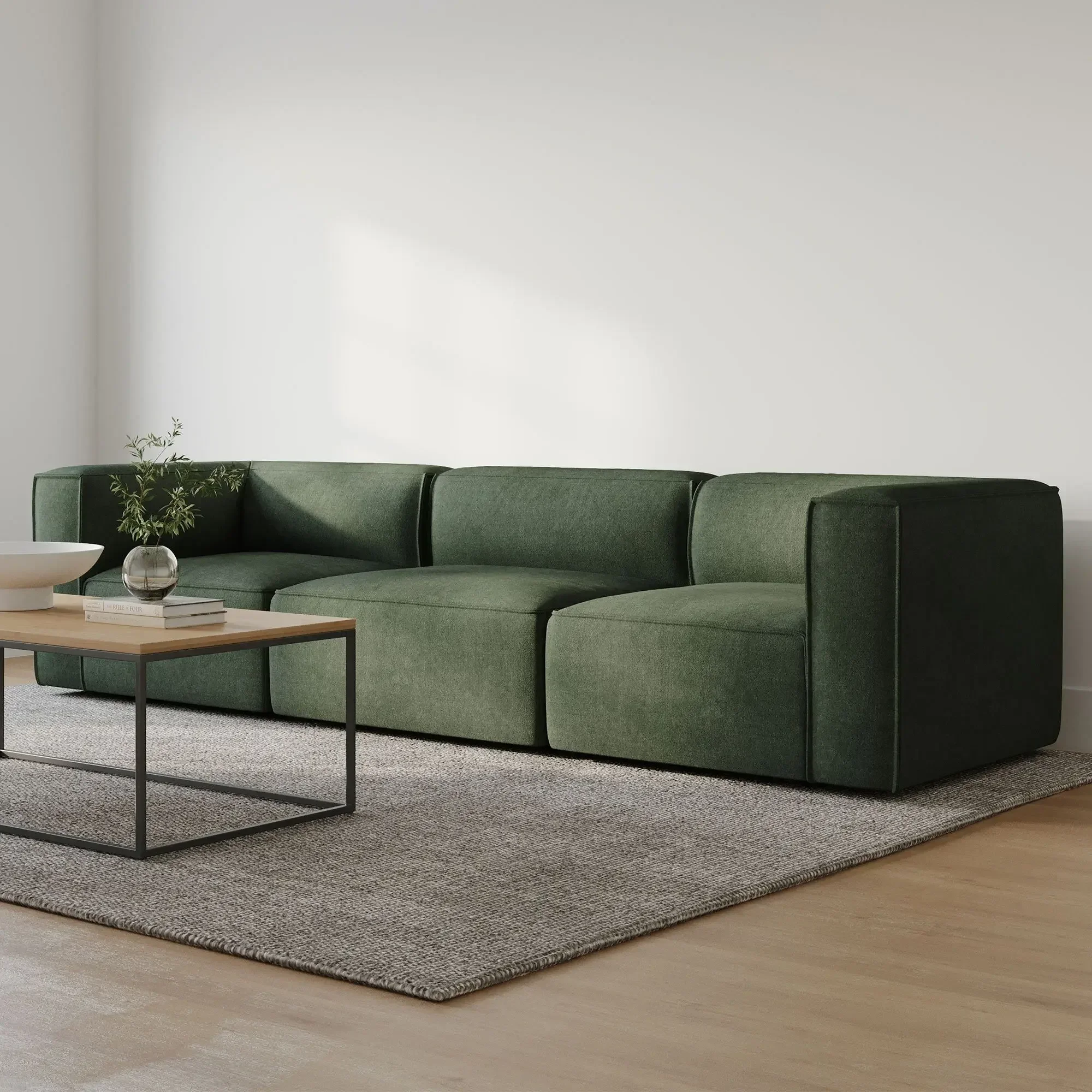 

Modern Nordic Design Hotel Thick Cushion Sofa Fabric Custom Easy Clean Washable Couch Living Room Sofas