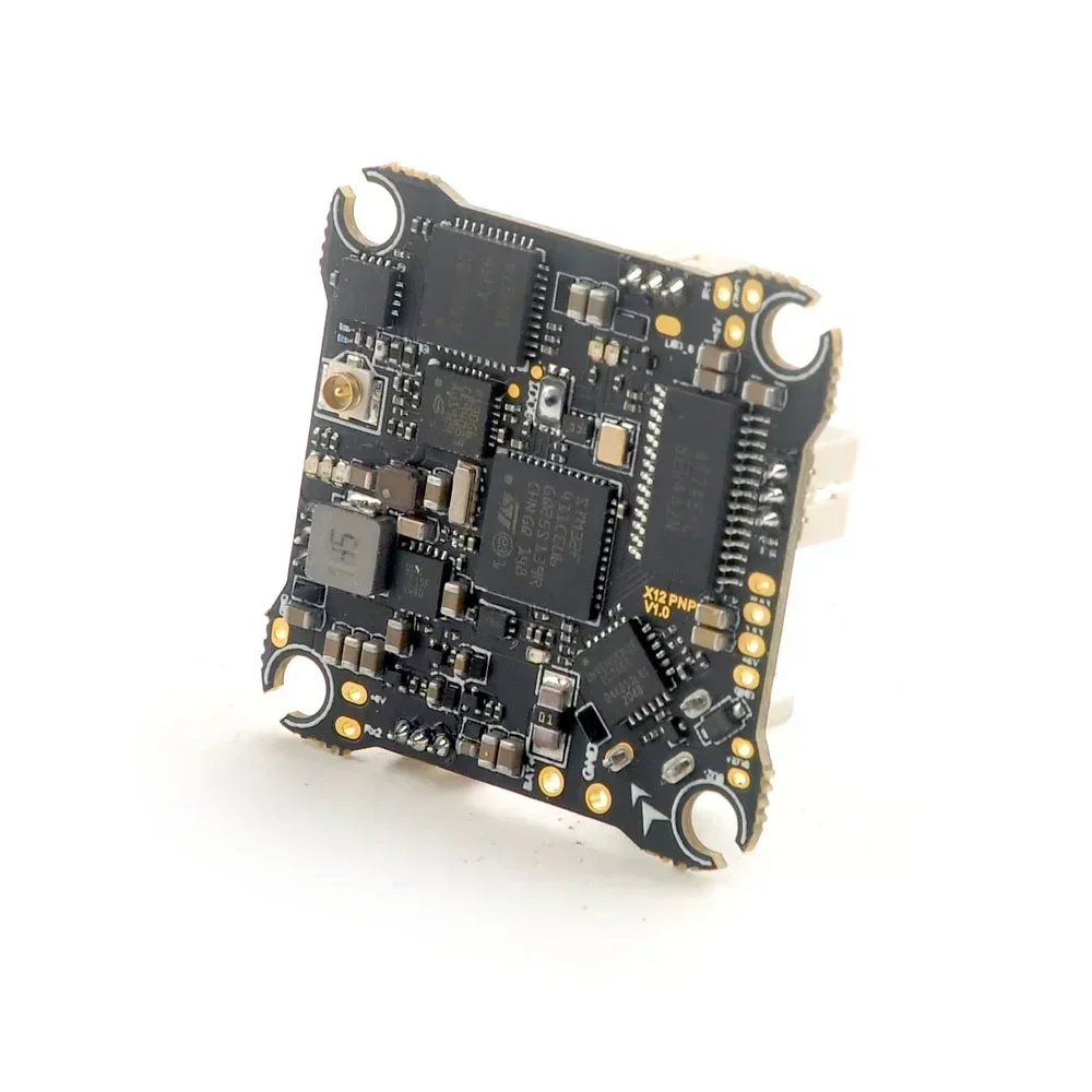 

HappyModel X12 AIO 5in1 1-2S Flight Controller Built-in BLHELIS 12A ESC OPENVTX 400mW